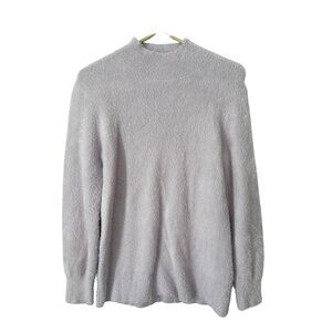 Bailey 44 Sweater Size XS Mockneck Long Sleeve Fuzzy Knit Pullover Soft Lavender